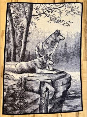 Vintage Wolf Blanket